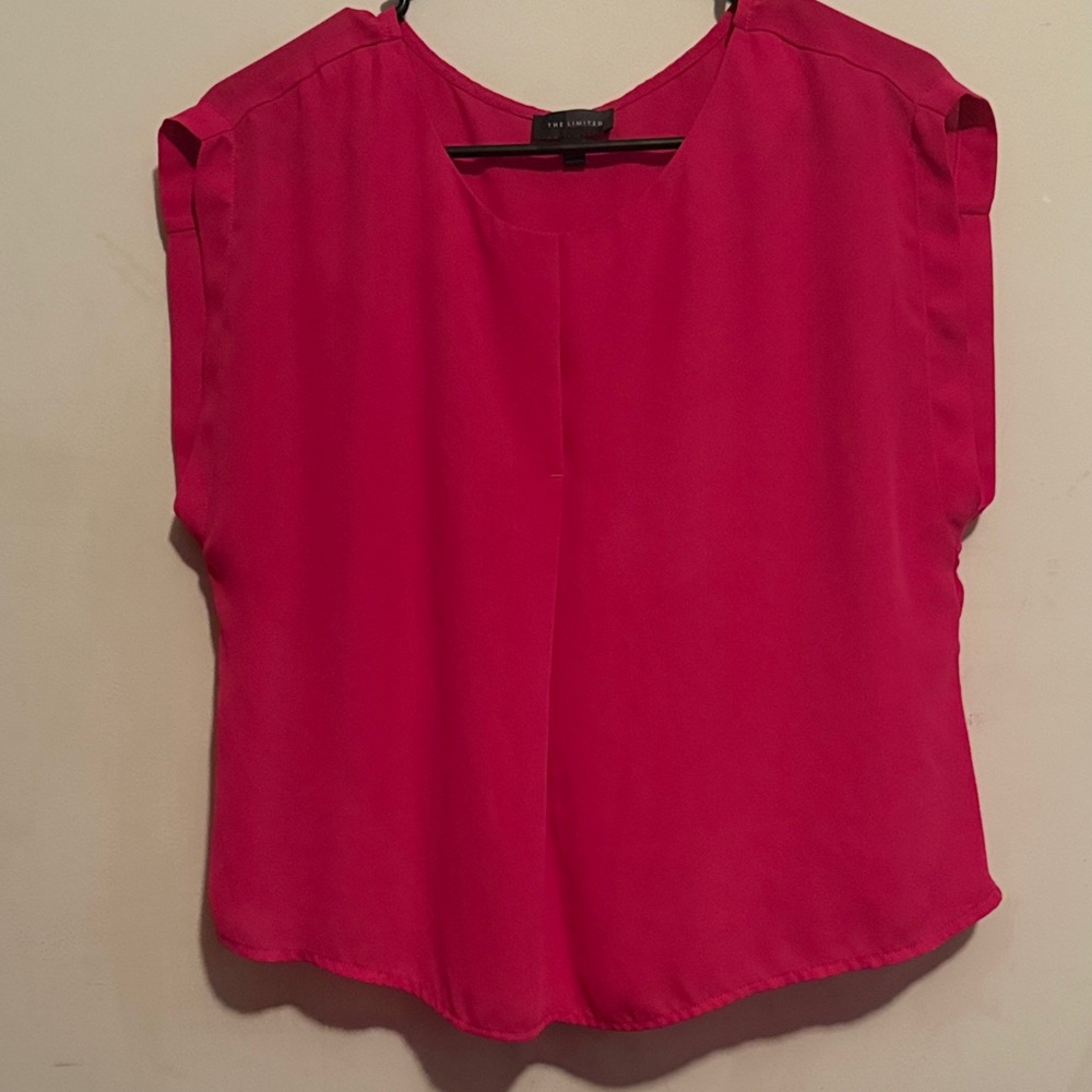 New York & Company Fuchsia Blouse
